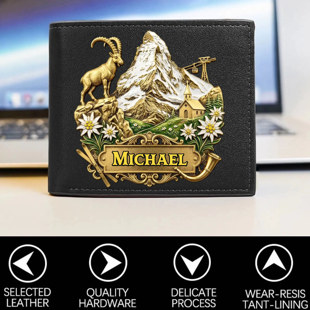 Personalized Veteran World Tour Wallet Perfect Gift_yythkg
