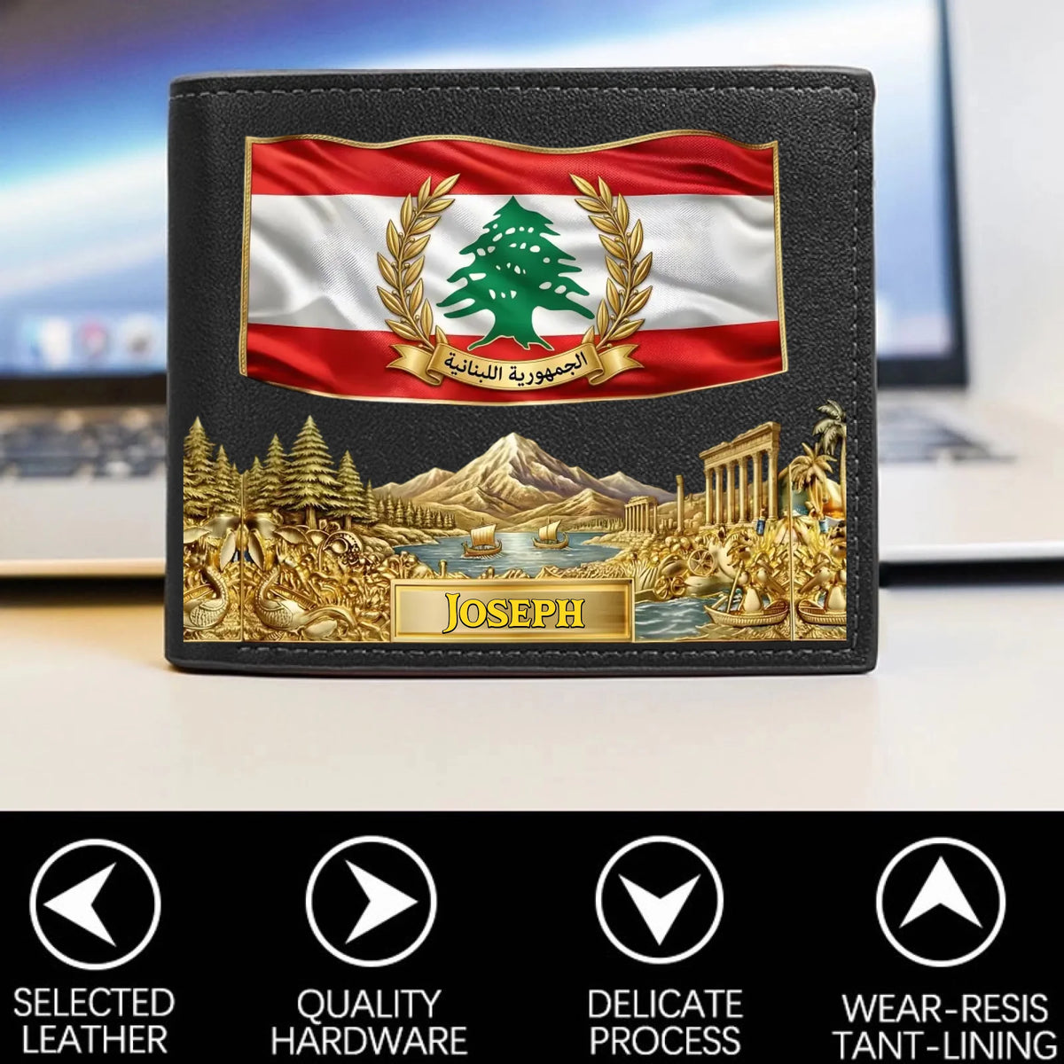 Personalized Veteran World Tour Wallet Perfect Gift_yythkg