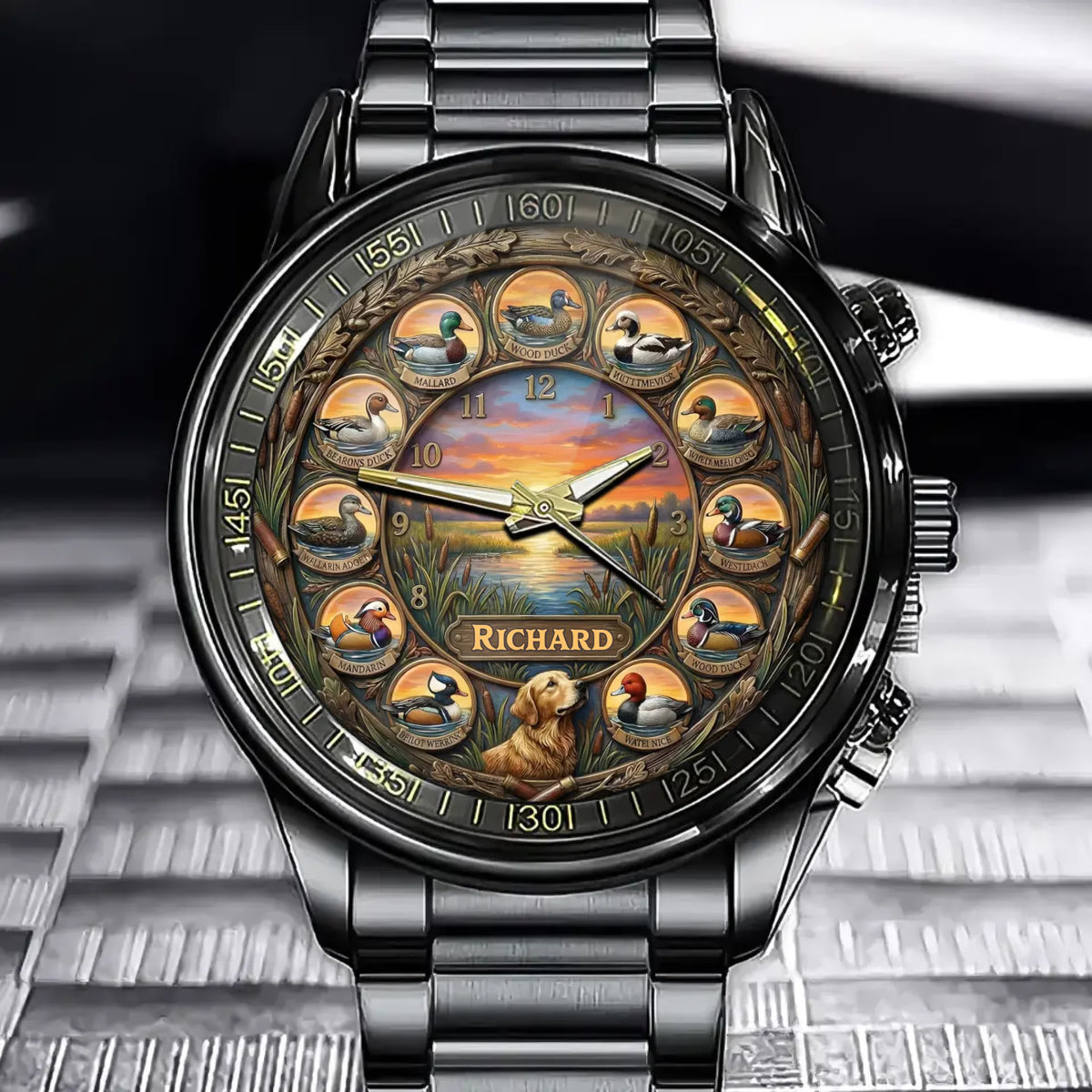 Waterfowl Duck Hunting Watch - Personalized Gift For Hunters