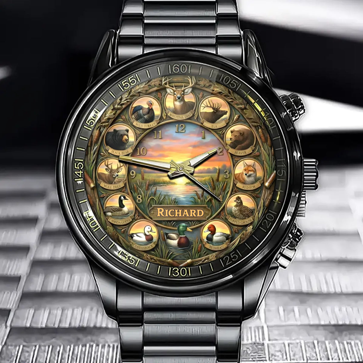 Personalized Hunting Wildlife Watch – Ultimate Gift For Hunters