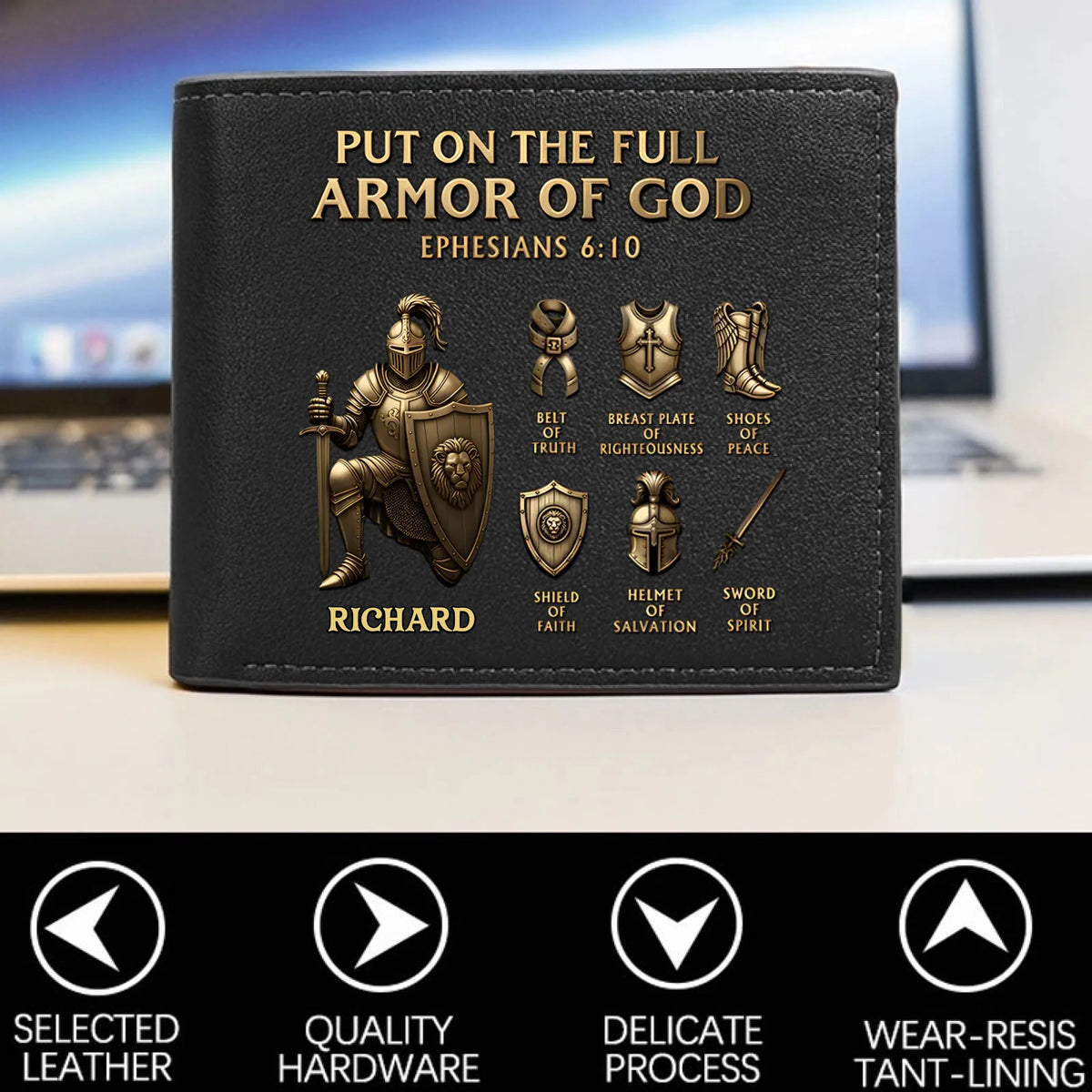 Personalized Veteran World Tour Wallet Perfect Gift_yythkg