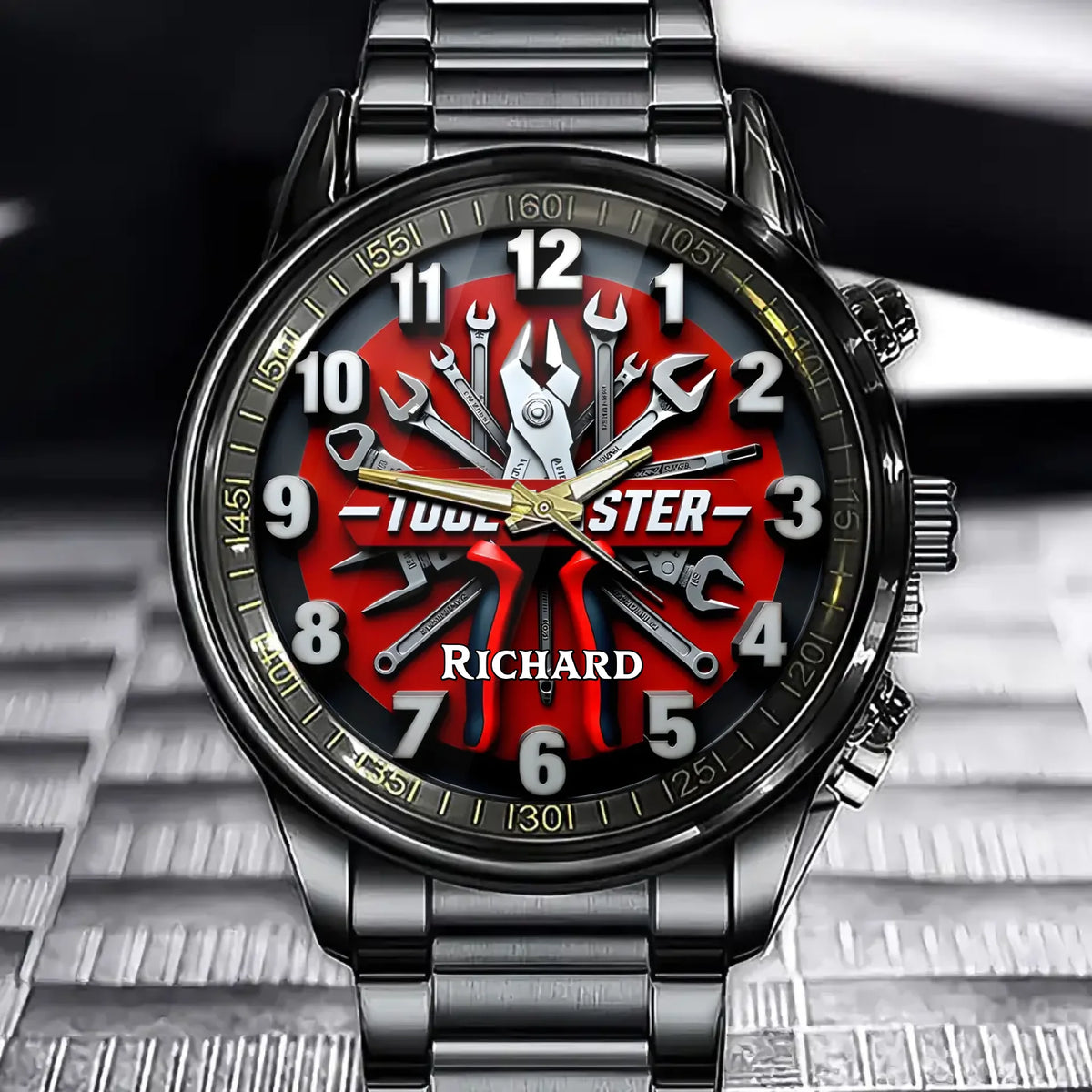 Personalized Mechanic Tool Watch - Perfect Gift for Tool Enthusiasts
